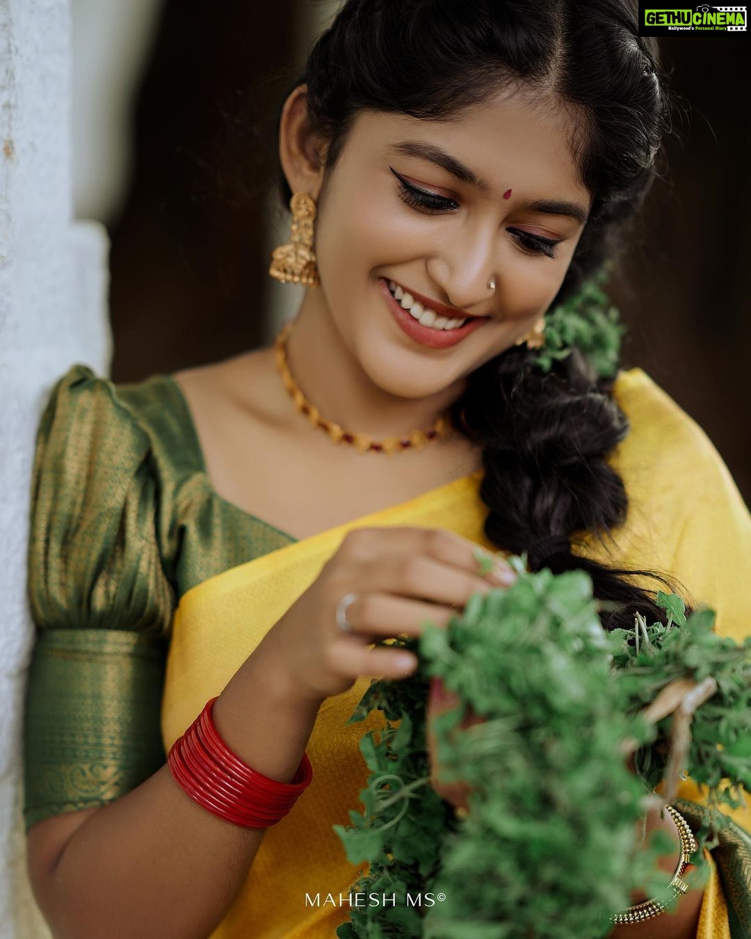Kalyani Anil Instagram - 🌼 📸 @maheshms__ Saree @anicham_boutique
