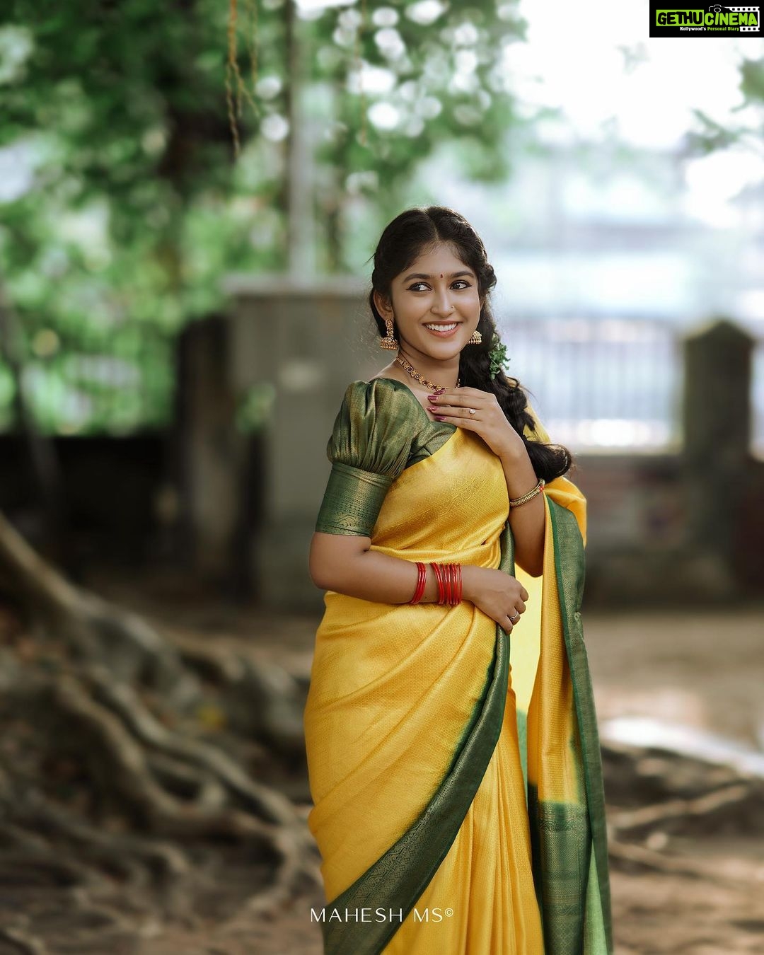 Kalyani Anil Instagram - 🌼 📸 @maheshms__ Saree @anicham_boutique