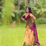 Kalyani Anil Instagram - 🪷💕 Dhavani from @yazhe_creations 📸 @aju_bhuvanendran #dance #dancechallenge #reelkarofeelkaro #reelitfeelit #viral #trending #dance
