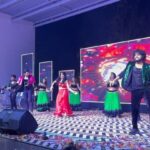Kamna Jethmalani Instagram - A little glimpse of me performing on 31st night ! So glad I ended 2022 doing what I love the most💗 I have done over 500 dance performances all over and still I get super nervous before any show ! But dancing on stage is always been very special to me , when I dance it’s the most amazing feeling I get. I am not saying I am professional dance but I just enjoy the whole process… Can’t thank universe enough for letting me do what I love the most❤️ Costume- @gaurinaidu #dance #south #performance #hyderabad #southsongs #red #31stdecember #2022 #fun #energy 💗