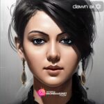 Kamna Jethmalani Instagram - @kamana10 ❤️ Follow:@dscinemas24x7 #kamana10 #dscinemas24x7 #aiart #Art #cartoon