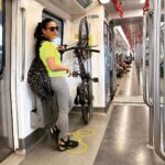 Kanchi Kaul Instagram - This day will forever be etched and remembered and spoken about , as to who had more fun or was more excited about taking our set of wheels on a metro for the first time!!!! A beautiful repeated conversation on our many more to follow ….. #thrills #ride #notrafficwoes #love