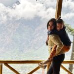 Kanchi Kaul Instagram - Some priceless moments of the first long and not so easy travel trip with my two wildlings and me !!! Finding little pieces of paradise amidst all the crazy , fun adventures that took place …. Meal times were those , in the biting cold , always so hungry after the days treks … just absorbing everything that took place in the day and thanking the almighty for all that we experienced ♾️💖⛰️❄️❤️‍🔥 #roadtrip #mountains #himalayas #nature #wanderlust #theadventuresofAI #gadgetfreechildhood #outdoors #grateful #reels #reelsinstagram