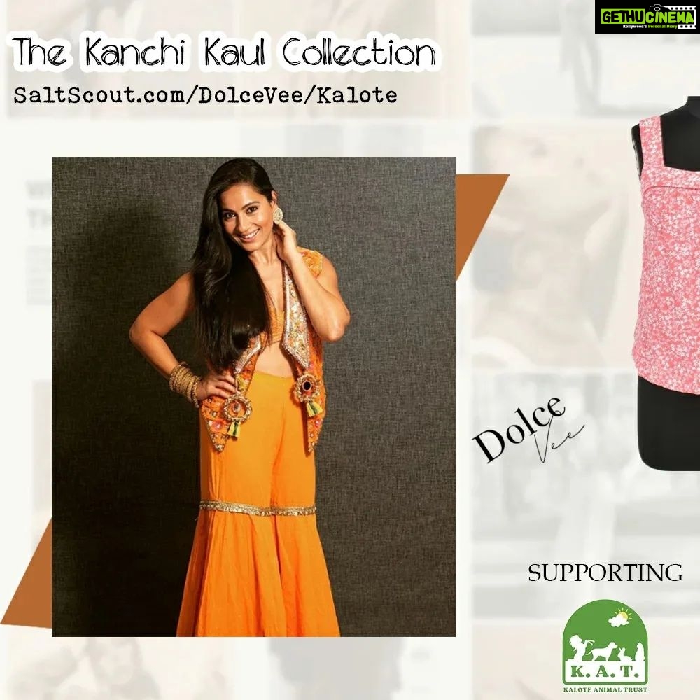 Kanchi Kaul Instagram - She first stole our hearts on screen, and now she's championing a cause with all heart! The generous @kanchikaul has picked out her wardrobe favourites - now up for grabs in support of the important work of @kaloteanimaltrust 🐾 . When purchased preloved over newly manufactured, Kanchi's drop saves over 7641 litres of water and 20 kg of carbon 💧💨 ! Thank you Kanchi for supporting @piaparadise to help these incredible animals. And a special thanks to sustainability champ @nandinijsingh for catalysing social impact through @turnaroundshop.in 🍃 🛍 Stay tuned for future drops and browse the current collection at SaltScout.com/DolceVee/Kalote #PrelovedForThePlanet #DolceVee #TheDolceVeeFam #ProudThrifters #TheDolceVeeSustainabilityChamps #ChangeThroughFashion #thriftIndia #LoveYourClothes #preloved