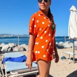 Kanchi Kaul Instagram - I wasn’t shore what to do in #Barcelona, so I went to the beach 😁👻😛 #reels #reelsinstagram #beachlife
