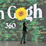 Kanchi Kaul Instagram - What better way for immersive art , than #vangogh and #starrynight , with my littles 😍 #weekend #neveradullmoment #onelife #impressionism #poetry #artwork