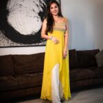Kanchi Kaul Instagram - Wedding festivities , festival festivities … i aint complaining 😍🦋#dressup #whynot #festive 🥰💛💛💛💛. 👗- @sionnahpretcouture x @theboltpr Jewellery by- @yuvaanjewels Styled by- @ananyaarora2013 📸- @ravii_dixit