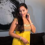 Kanchi Kaul Instagram - Wedding festivities , festival festivities … i aint complaining 😍🦋#dressup #whynot #festive 🥰💛💛💛💛. 👗- @sionnahpretcouture x @theboltpr Jewellery by- @yuvaanjewels Styled by- @ananyaarora2013 📸- @ravii_dixit