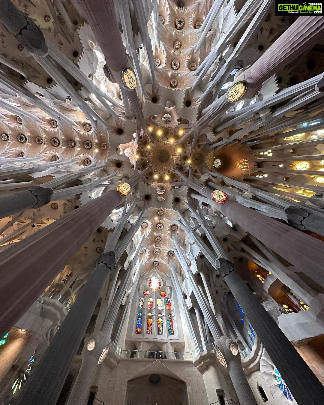 Kanchi Kaul Instagram - The most unique piece of architecture … the beauty of #catalan 💖💖💖💖 #sagradafamilia #barcelona #wanderlust #unescoworldheritage #stunning #gaudi Sagrada Familia, Barcelona
