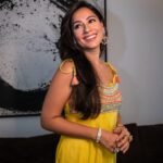 Kanchi Kaul Instagram - Wedding festivities , festival festivities … i aint complaining 😍🦋#dressup #whynot #festive 🥰💛💛💛💛. 👗- @sionnahpretcouture x @theboltpr Jewellery by- @yuvaanjewels Styled by- @ananyaarora2013 📸- @ravii_dixit