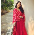 Kaniha Instagram - Lady in Red! ❤️ @laagire Erode
