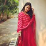 Kaniha Instagram - Lady in Red! ❤️ @laagire Erode