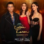 Karan Johar Instagram - It’s all about friendship, love & the movies with these two magnetic girls on the Koffee couch for the next episode! Trust me, it’s a blast!!!!☕️🧡 #HotstarSpecials #KoffeeWithKaran Season 8 - a new episode every Thursday only on Disney+ Hotstar! #KWKS8OnHotstar @disneyplushotstar @saraalikhan95 @ananyapanday @apoorva1972 @jahnviobhan @dharmaticent