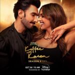 Karan Johar Instagram - They are absolutely gorgeous & absolutely at the top of their game...they are the true Bollywood royalty couple!!! I am so excited to kickstart this season of #KoffeeWithKaran with my dearest @ranveersingh & @deepikapadukone!❤️❤️ #HotstarSpecials #KoffeeWithKaran Season 8 - streams from 26th October onwards only on Disney+ Hotstar! #KWKS8OnHotstar @disneyplushotstar @apoorva1972 @jahnviobhan @dharmaticent