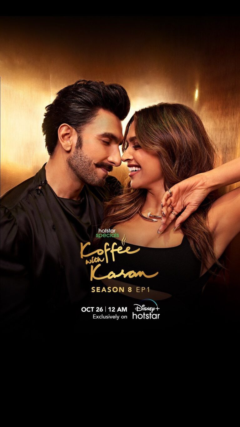 Karan Johar Instagram - They are absolutely gorgeous & absolutely at the top of their game...they are the true Bollywood royalty couple!!! I am so excited to kickstart this season of #KoffeeWithKaran with my dearest @ranveersingh & @deepikapadukone!❤️❤️ #HotstarSpecials #KoffeeWithKaran Season 8 - streams from 26th October onwards only on Disney+ Hotstar! #KWKS8OnHotstar @disneyplushotstar @apoorva1972 @jahnviobhan @dharmaticent