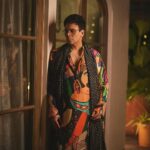 Karan Johar Instagram - In the mood of the season…. Styled by @anaitashroffadajania in @sabyasachiofficial 📷 @sheldon.santos