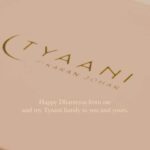 Karan Johar Instagram - As we celebrate the festival of abundance, may your life be adorned with the richness of love, joy, and Tyaani’s exquisite creations. Wishing you a Dhanteras filled with opulence and style!✨ @tyaanijewellery