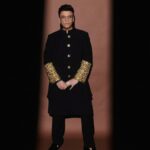 Karan Johar Instagram - The season kicks off with the party of the year hosted by the unstoppable @manishmalhotra05 … my posing partner in pretty pink @farahkhankunder … Styled by @ekalakhani in @manishmalhotraworld 📷 @thehouseofpixels