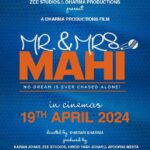 Karan Johar Instagram – It’s all heart and more, that makes a magical story ‘pitch-er perfect’!🧡🧡🧡 
#MrAndMrsMahi in cinemas on 19th April, 2024.

@apoorva1972 @rajkummar_rao @janhvikapoor @sharanssharma @mehrotranikhil @somenmishra @shariq_patel @dharmamovies @zeestudiosofficial @sonymusicindia