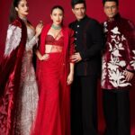 Karan Johar Instagram - The @jioworldplaza is just beyond your imagination! Had the pleasure to walk for the maestro and my closest dearest friend @manishmalhotra05 at this stunning venue! A great date to kick start the venue on Nita Bhabhi’s birthday eve! She is such an inspiration and a force of nature! Steadily and surely contributing to the cultural fabric of our great nation! Walked the ramp with the stunning @therealkarismakapoor @janhvikapoor @norafatehi show styled by the fabulous @anaitashroffadajania … a big thank you to Manishs incredibly efficient team for managing it all! ❤️❤️❤️❤️❤️❤️❤️