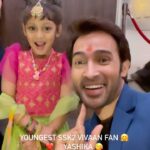Karan Sharma Instagram - My youngest fans .. Thank you so much Yashika for loving vivaan .. Vivaan will be my most memorable role in my acting career so far … lots of love to all my fans for appreciating my work and me 🤗❤️😘 #karansharmafans #love #karansharma #vivaan #ssk2