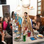 Karan Sharma Instagram - Some memorable moments from painting fun yesterday , which was the surprise for our dear Tanya @tanyasharma27 ... As me n @hellyshahofficial will be missing her birthday celebration.. so chota sa surprise to Banta hai 😉😀!