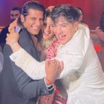 Karanvir Bohra Instagram - Mere bhai ki shaadi…. God bless the beautiful couple @shivamsharmatic @samairathakur369