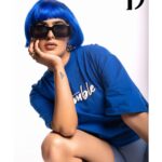 Karishma Sharma Instagram - Say HELLO to MY ALTER EGO 💙 Always fun doing something wacky 🤪🤪🤪 thanks to @thedoormagazine Magazine @thedoormagazine Featured @karishmasharma22 Photographer & Creative Director @dhruv_vohraphotography Fashion Director & Stylist - @jennet_david_william Makeup artist @makeup_by_nainaa Hair stylist @amehra16 Assistant Stylist @princyypatell_ Assistant photographer @b.runphotography Post production - @ps_vox Location - @blackframesstudios Outfit - @humbleclothingindia #thedoormagazine #karishmasharma