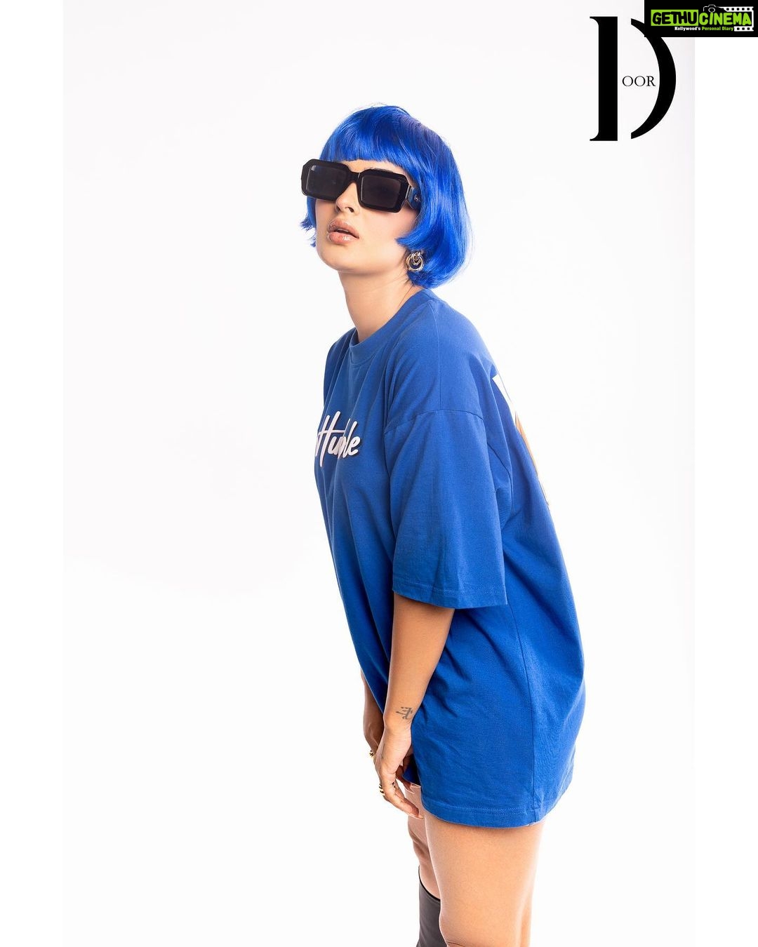 Karishma Sharma Instagram - Say HELLO to MY ALTER EGO π Always fun doing something wacky π€ͺπ€ͺπ€ͺ thanks to @thedoormagazine Magazine @thedoormagazine Featured @karishmasharma22 Photographer & Creative Director @dhruv_vohraphotography Fashion Director & Stylist - @jennet_david_william Makeup artist @makeup_by_nainaa Hair stylist @amehra16 Assistant Stylist @princyypatell_ Assistant photographer @b.runphotography Post production - @ps_vox Location - @blackframesstudios Outfit - @humbleclothingindia #thedoormagazine #karishmasharma