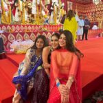 Karishma Sharma Instagram - Shubho bijoya Blissful days of pujo!!! There’s nothing better than spending the night out with your best friends on Durga puja. Last photo ps Sanchi being Prince Charming since men are 🙄🤣