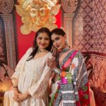 Karishma Sharma Instagram - Unveiling the power of Shakti, celebrating Durga Puja. 🙏❤️