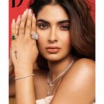 Karishma Sharma Instagram - Red is the colour of my season,it’s passion,it’s love and it’s hot ❤️‍🔥 What a lovely team to work with, I don’t have enough words to express how much fun I had shooting this. Thank you and love you so much guys ❤️❤️ Magazine @thedoormagazine Featured @karishmasharma22 Photographer & Creative Director @dhruv_vohraphotography Fashion Director & Stylist - @jennet_david_william Makeup artist @makeup_by_nainaa Hair stylist @amehra16 Assistant Stylist @princyypatell_ Assistant photographer @b.runphotography Post production - @ps_vox Location - @blackframesstudios Cover design @krxder Outfit - @91avnue Accessories - @mirakijewelry Footwear @alohas #thedoormagazine #karishmasharma