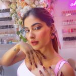 Karishma Sharma Instagram - Embarking on a creative journey! ✨👗 This is just the beginning of my design adventure, with more outfits in the pipeline. Your feedback means the world to me! 💗💗💗 Thank you @studionails_mumbai for my new cat eye 💅 😍 Outfit by me 💛 Earring @wear.ikram #fashiondesign #diyfashion #feedbackwelcome
