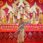 Karishma Sharma Instagram – Unveiling the power of Shakti, celebrating Durga Puja. 🙏❤️