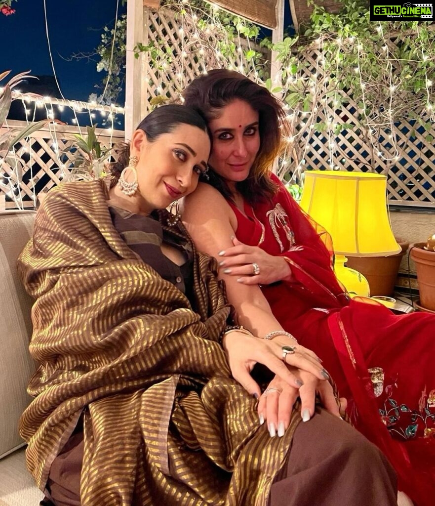 Karisma Kapoor Instagram - Family, Food and Festivities 🪔🧡💫 How it started and how it ended 😋💥 #Diwalilove #familytime #chotidiwali