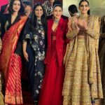 Karisma Kapoor Instagram - What a spectacular night 🌟 such a pleasure to walk for the opening of @jioworldplaza for my dear friend @manishmalhotra05 Congratulations @_iiishmagish on such an amazing place and fantastic show ❤️ #NewOrderOfStyle #MumbaiAtThePlaza #JioWorldPlaza