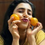 Kasthuri Shankar Instagram - And happy clementines day to you too !!! Orange you the best 😅 #valentinesday #orangesandlemons