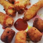 Kasthuri Shankar Instagram – Had a free day,  sashti vratham for me, so only the kid to feed…tried some fun snacks
Potato Cheese poppers and paneer sticks
High on effort, high on calories, high on fun factor too :))
#kasturicooks #funfoodfriday
