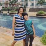 Kasthuri Shankar Instagram - Mommy and me time #winterfun #sankalpchronicles #familyfirst