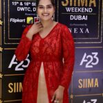 Kavya Kalyanram Instagram - 🌹 #siima2023 Styling : @priyankav____ Outfit : @anjaliandjhansi Jewellery : @orafojewels