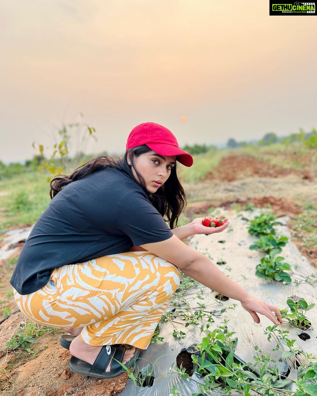 Kavya Kalyanram Instagram - A day at the farms 🍓
