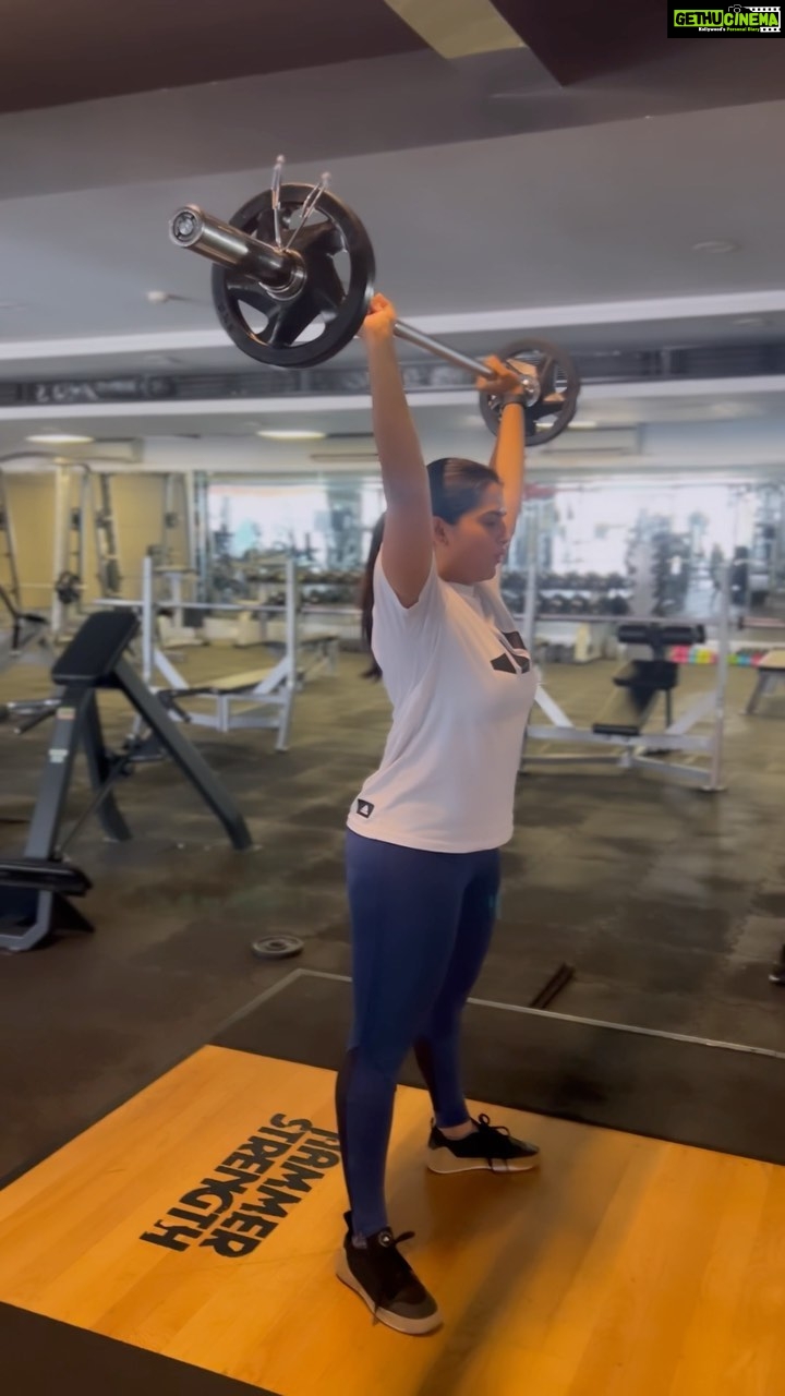 Kavya Kalyanram Instagram - What getting back to gym post shoot looks like 🏋🏼♀️