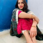 Kavya Kalyanram Instagram - #happyjanmashtami Thank you @shashank_akella for never getting bored of clicking me and for the motivation to pose better 😅