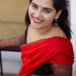 Kavya Kalyanram Instagram - Smiles sponsored by a tummy full of Pulihara 🐵 Happy Dussehra ♥️ 📸 : @kilaruness (now you can’t put crying emojis on my pictures 😅) 💎 @orafojewels