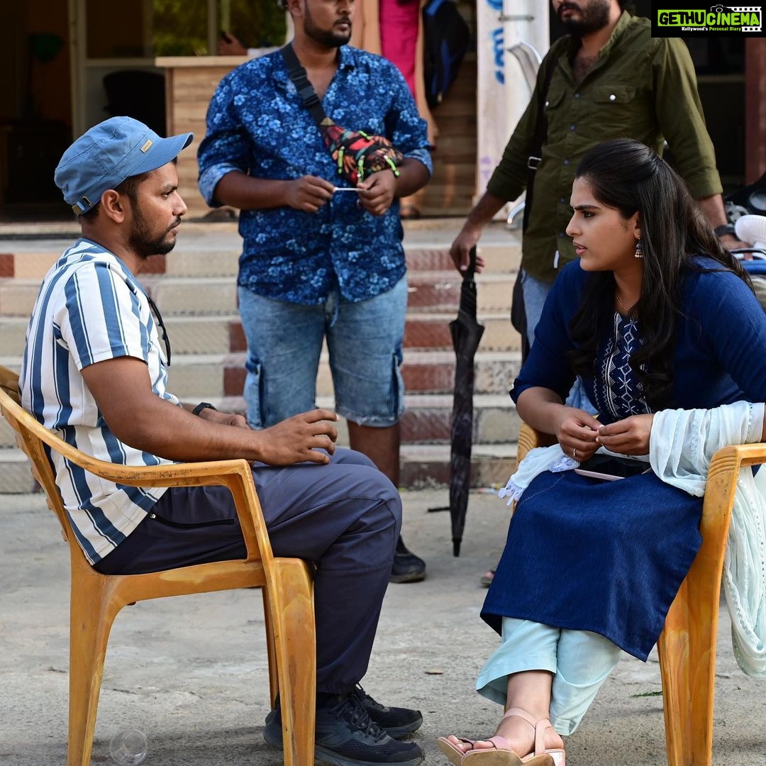 Kavya Kalyanram Instagram - Phani ♥️ Happiest of Birthdays to you!! I’m so so thankful to you for giving me Meghana but now am also so thankful to Ustaad for giving you to me 🤗 ee year blockbuster bday eh amma idhi fix 😅 @phanideep