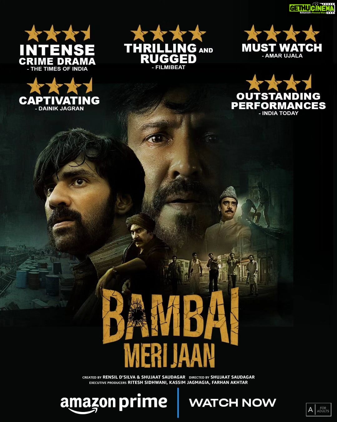 Kay Kay Menon Instagram - Thank you for all the love!🙏🙏❤️ #BambaiMeriJaan only on @primevideoin @primevideoin @kaykaymenon02 @avinashtiwary15 @kkamra @niveditabhattacharya.official @amyradastur @saurabhsachdeva77 @jitin0804 @nawwabshah @vivanbhathena_official @shivpanditt @lakshyakochhar @sunil_palwal_ftii @sumeetvyas @aditya___rawal @shujaatsaudagar @rensildsilva @ritesh_sid @faroutakhtar @kassimjagmagia @vishalrr @hussain.dalal @abbasdalal @chaitanya.chopra @filmwaalasam @s.hussainzaidi @sejaldeshpande @excelmovies