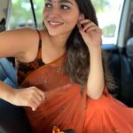 Kayadu Lohar Instagram - 🤎🤎🤎🤎 . . . . Saree by @devraagh