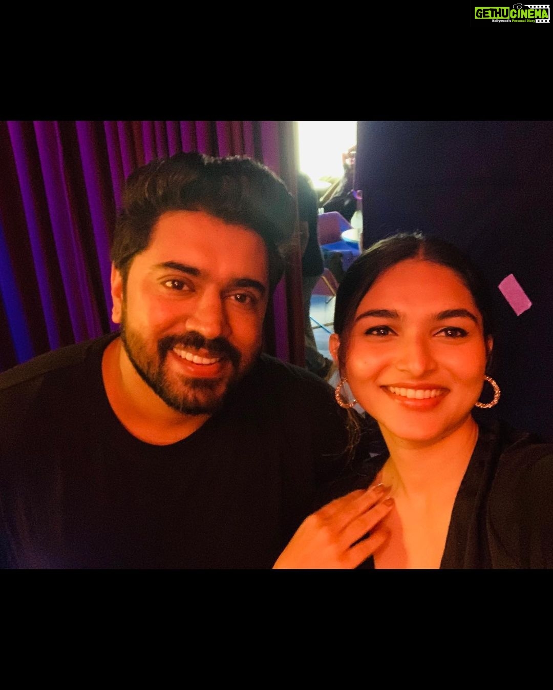 Kayadu Lohar Instagram - All hearts to this one ❤️🥹 @nivinpaulyactor #fangirlmoment . . Special thanks big hugs to 🤗@siju_wilson ❤️🤌🏼 for making this happen