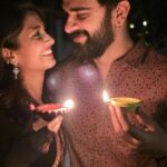 Keerthi Pandian Instagram - Happy Deepavali from us to you ♥️ 🪔 #thaladeepavali திருநெல்வேலி