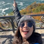 Keerthi shanthanu Instagram - A trip to remember 🤩 🇨🇦 #canada #niagarafalls #rainbow
